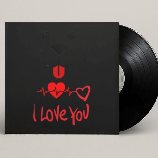 i love Custom Vinyl Record Sleeves