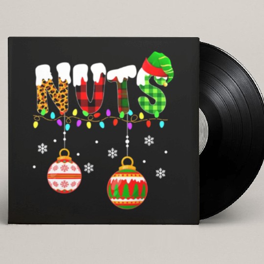Funny Chest Nuts Couples Christmas Chestnuts Xmas Custom Vinyl Record Sleeves