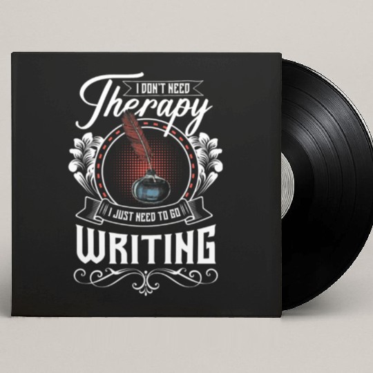 Book Writing Writer Reading Custom Vinyl Record Sleeves