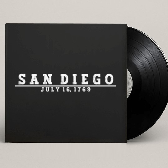 San Diego date T Custom Vinyl Record Sleeves