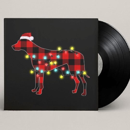 Rhodesian Ridgeback Christmas Dog Lover Pajamas Custom Vinyl Record Sleeves