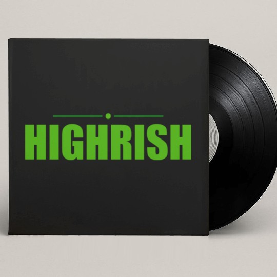 Highrish Weed Marijuana St Patricks Day Custom Vinyl Record Sleeves