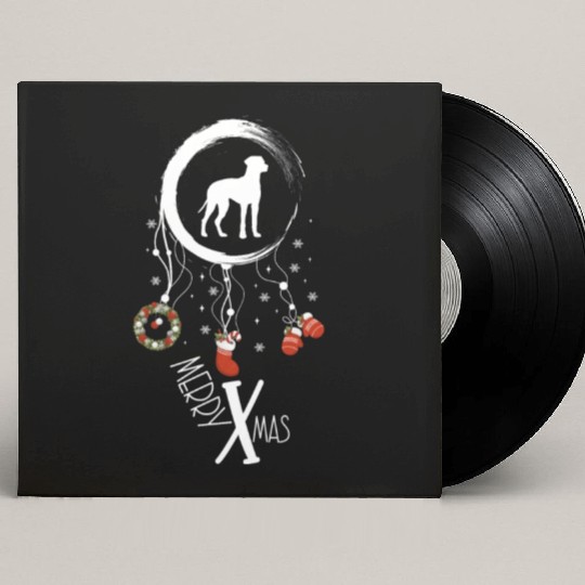 dog dreamcatcher Christmas Rhodesian Ridgeback Custom Vinyl Record Sleeves