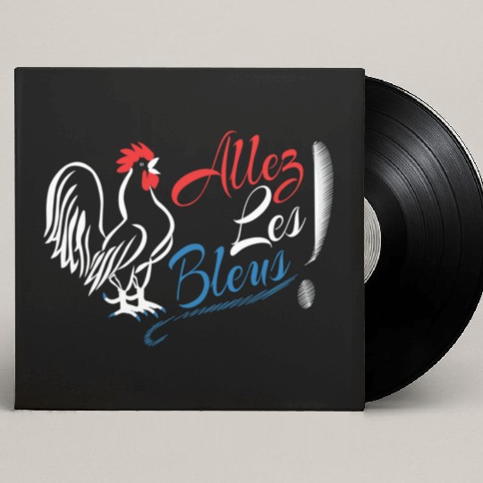 Allez Les Bleus Custom Vinyl Record Sleeves France Soccer Football World