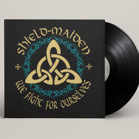 Shield-Maiden Celtic Knot Vikings Viking Custom Vinyl Record Sleeves