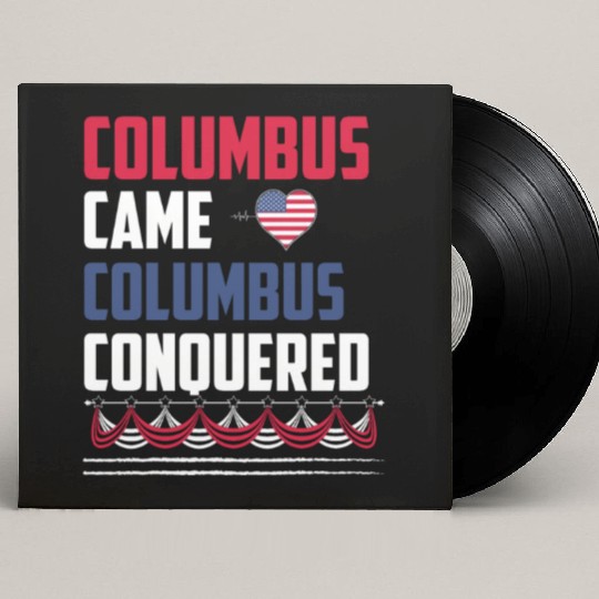 Columbus Day 1492 Custom Vinyl Record Sleeves