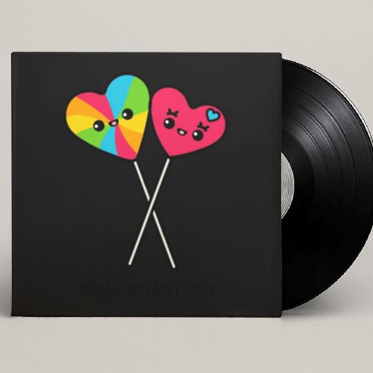 You Are My Candy Crush Custom Vinyl Record Sleeves
