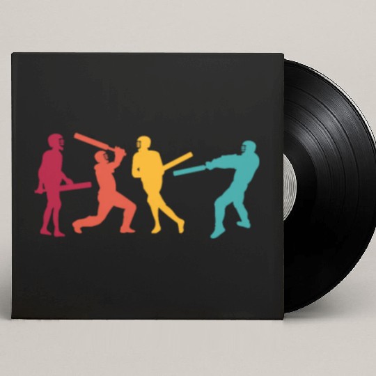 Cricket Retro Vintage Custom Vinyl Record Sleeves
