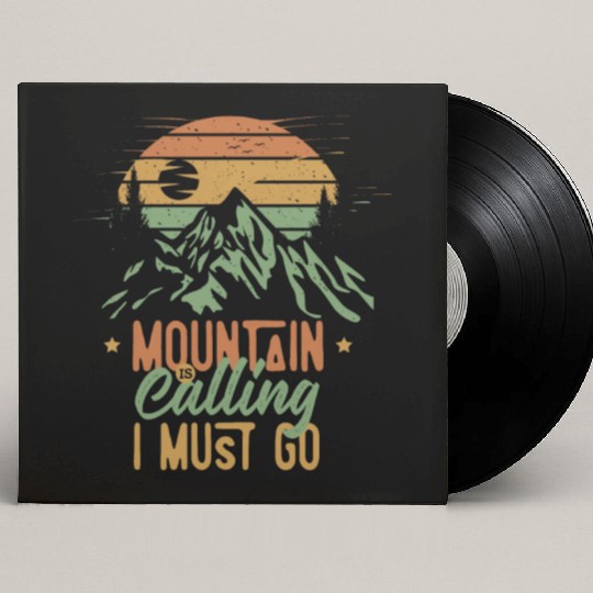 Mountain Is Calling, I Must Go Custom Vinyl Record Sleeves