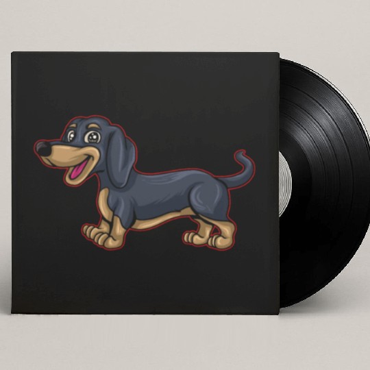 Dachshund Gift Dixie Wiener Doxie Dackel Custom Vinyl Record Sleeves