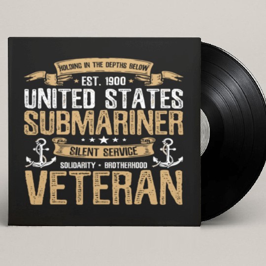 United States Of America Submariner Veteran Custom Vinyl Record Sleeves