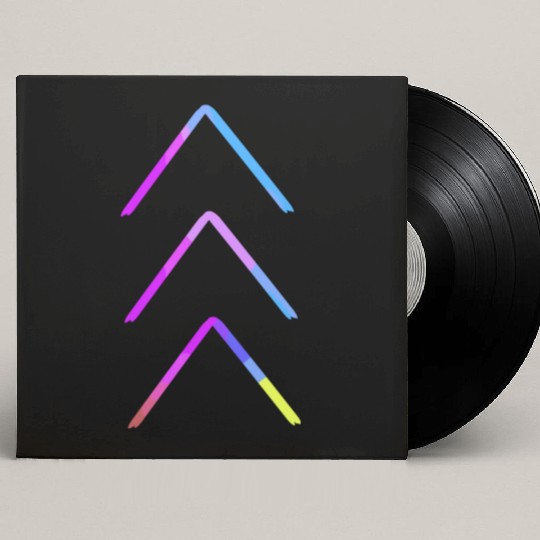 Down Syndrome Awareness 3 Arrow Support Custom Vinyl Record Sleeves