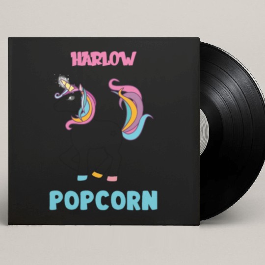 Harlow And Popcorn Merch Popcorn The Pony Custom Vinyl Record Sleeves
