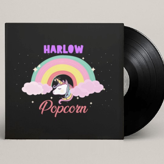 Harlow and Popcorn Merch Popcorn the Pony Custom Vinyl Record Sleeves
