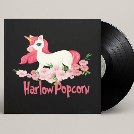 Harlow And Popcorn Merch Popcorn The Pony Custom Vinyl Record Sleeves