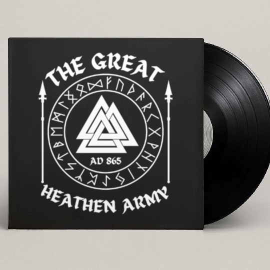 THE GREAT HEATHEN ARMY AD865-ENGLAND Custom Vinyl Record Sleeves