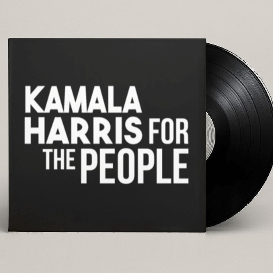 Kamala Harris For The People Custom Vinyl Record Sleeves