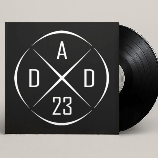 DAD 23 Cross Circle Design Custom Vinyl Record Sleeves