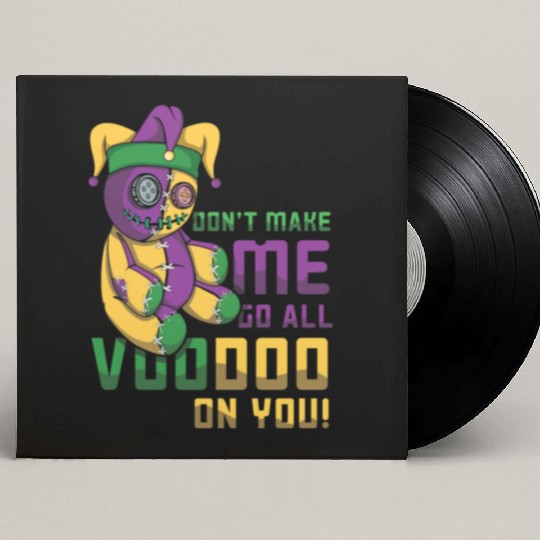 Witchcraft Doll Festival Parade Beads Mardi Gras Custom Vinyl Record Sleeves