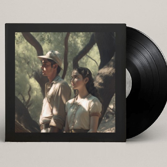 screengrab from a 1920s film scene beautiful Custom Vinyl Record Sleeves