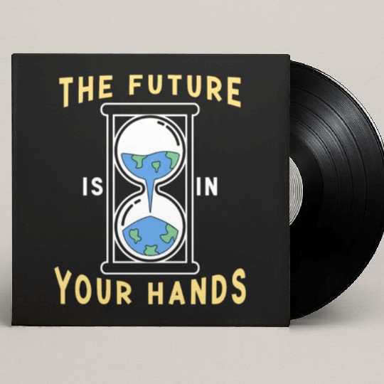 Earth Hour Time Environmentalist Save The Planet Custom Vinyl Record Sleeves