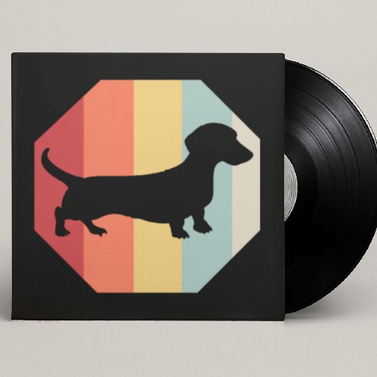 Dachshund Gift Dixie Wiener Doxie Dackel Custom Vinyl Record Sleeves