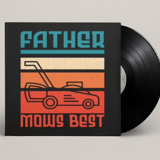 Gardening Plants Gardener lawn mowing Leaf Blower Custom Vinyl Record Sleeves