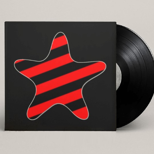 CUTE STARFISH NEON Custom Vinyl Record Sleeves