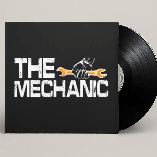 Dad Car Guy Garage Father's Day Funny Car Mechanic Custom Vinyl Record Sleeves