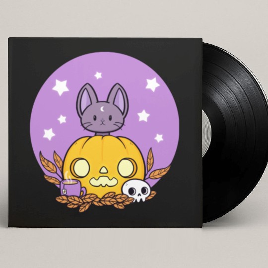 Pumpkin Cats Son Custom Vinyl Record Sleeves