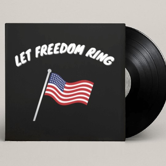 Let Freedom Ring Martin Luther King Day Human Righ Custom Vinyl Record Sleeves