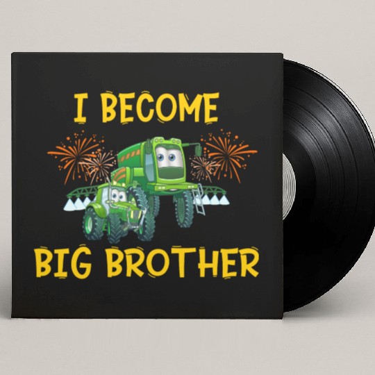 Big brother farmer tractor Custom Vinyl Record Sleeves