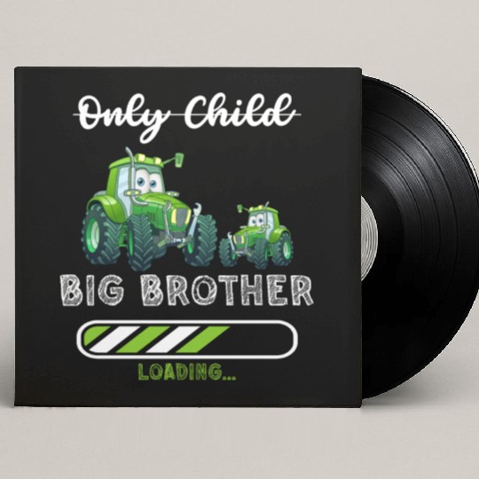 Big brother farmer tractor Custom Vinyl Record Sleeves