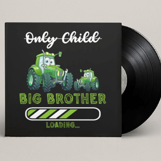 Big brother farmer tractor Custom Vinyl Record Sleeves