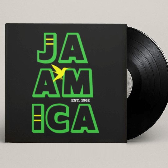 Jamaica Established 1962 Doctor Bird Unisex Custom Vinyl Record Sleeves