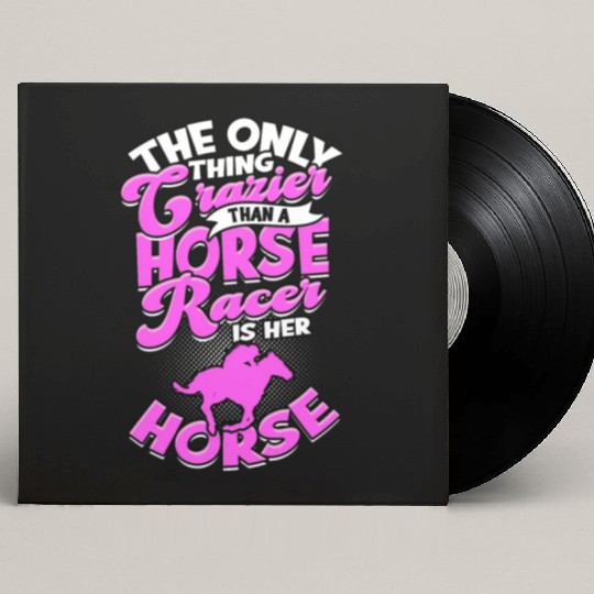 Horse Racing Equestrian Horseback Horse Racer Custom Vinyl Record Sleeves