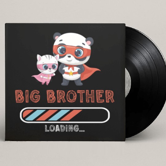 Big brother super hero panda cat 2023 Custom Vinyl Record Sleeves