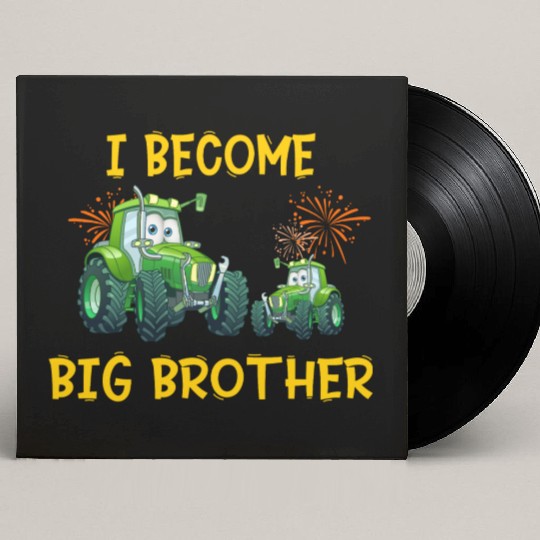 Big brother farmer tractor 2023 Custom Vinyl Record Sleeves