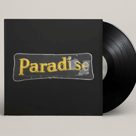 Paradise Motel Route 66 Neon Tucumcari New Mexico Custom Vinyl Record Sleeves