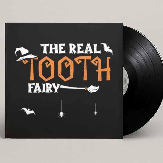 The Real Tooth Fairy - Halloween Custom Vinyl Record Sleeves