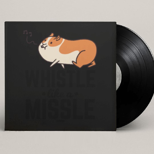 Hamster whistles a song Custom Vinyl Record Sleeves