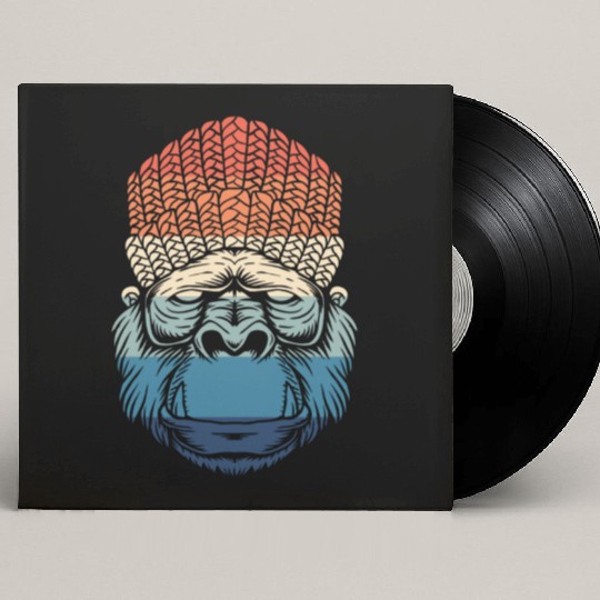 Monkey Ape Gorilla Custom Vinyl Record Sleeves