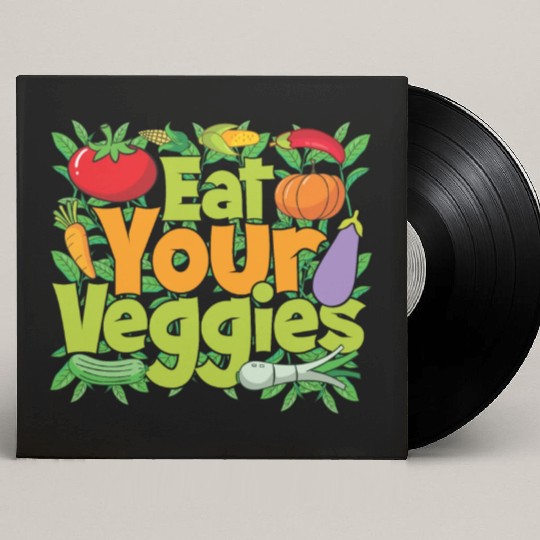 Eat Your Veggies Custom Vinyl Record Sleeves