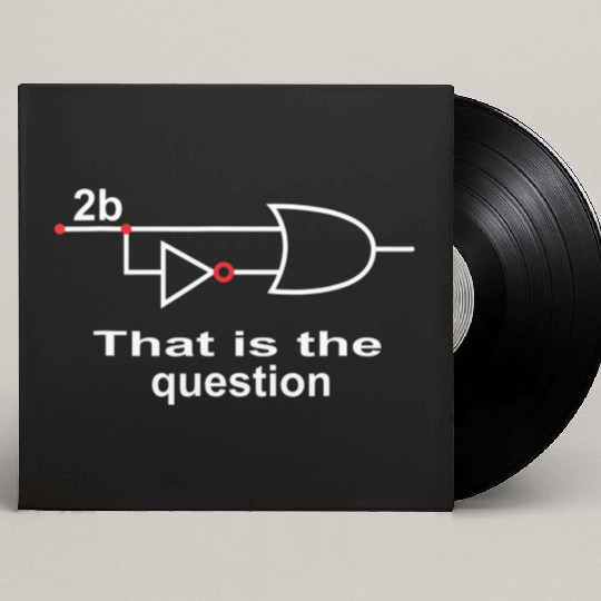 2B Or Not 2B Boolean Logic Classic Custom Vinyl Record Sleeves