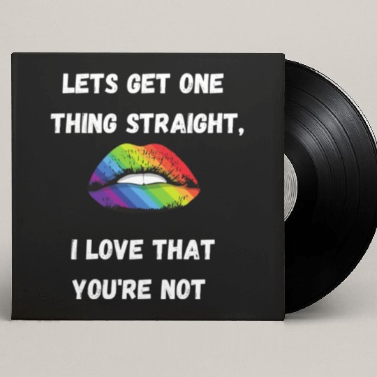 lesbian lgbtq pride valentine day 202 valentines Custom Vinyl Record Sleeves