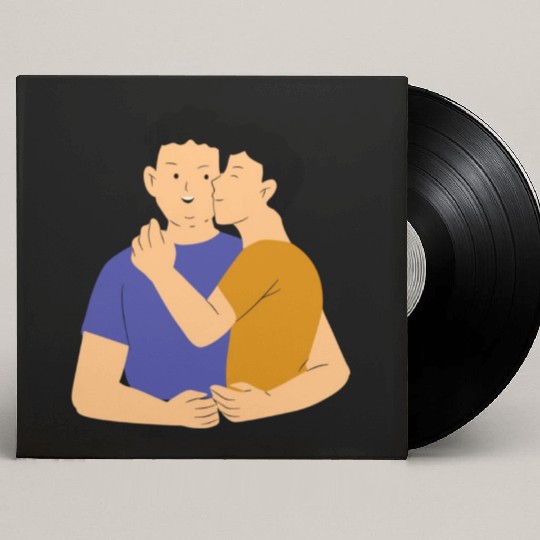 lesbian lgbtq pride valentine day 202 valentines Custom Vinyl Record Sleeves