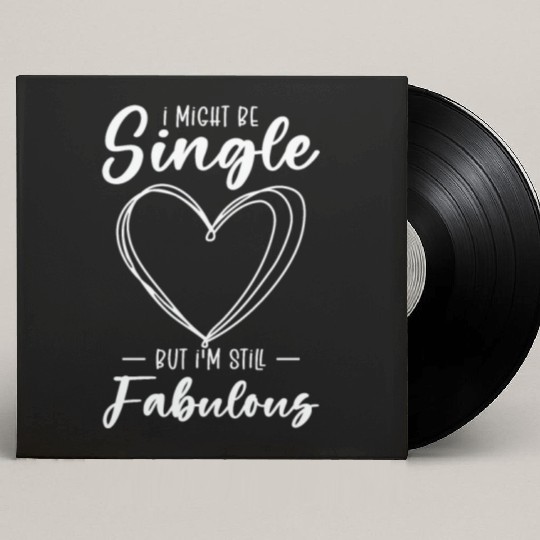 Single Status Fabulous Independent Single Quotes Custom Vinyl Record Sleeves