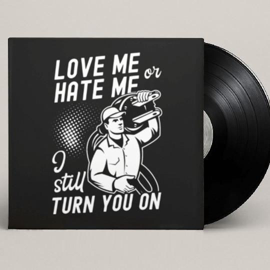 Funny Electrical Lineman Saying Thank A Lineman Custom Vinyl Record Sleeves