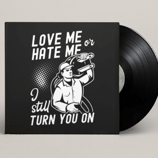 Funny Electrical Lineman Saying Thank A Lineman Custom Vinyl Record Sleeves