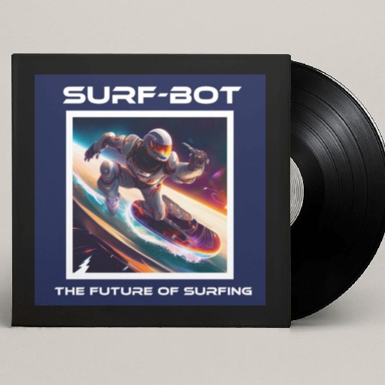 Robot Silver Surfer Custom Vinyl Record Sleeves